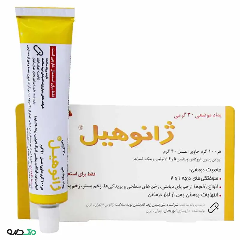 پماد موضعی ژانوهیل ژانوس ابوریحان